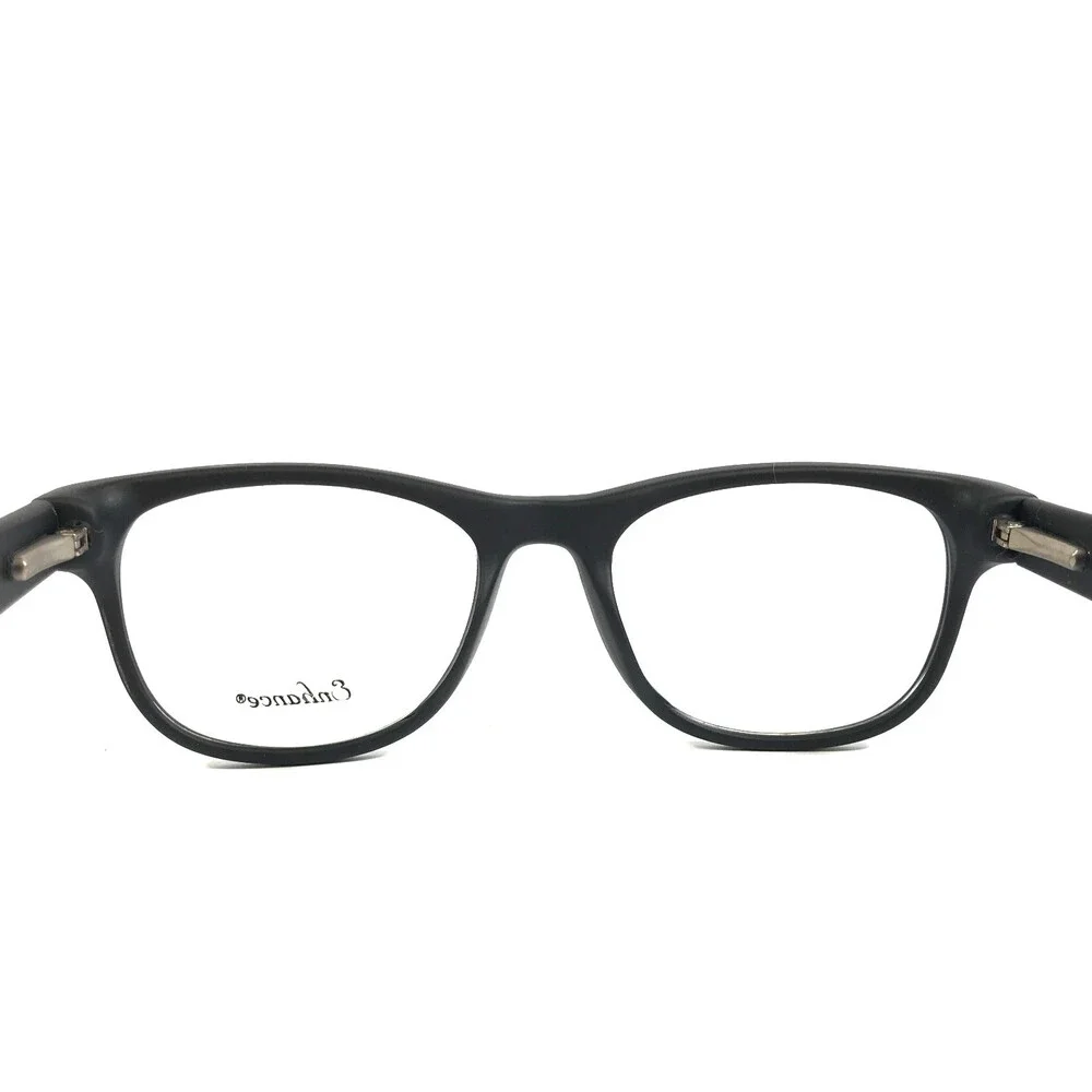 Enhance Eyeglasses Frames 3982 MATT BLACK Square Full Rim 52-18-145